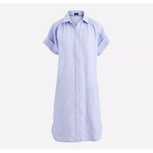 NWT J Crew Baird McNutt Linen Shirt Dress Size XXSP